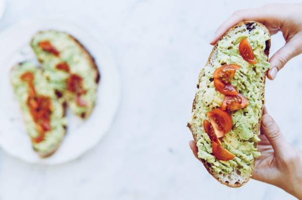 Mini avocado toast