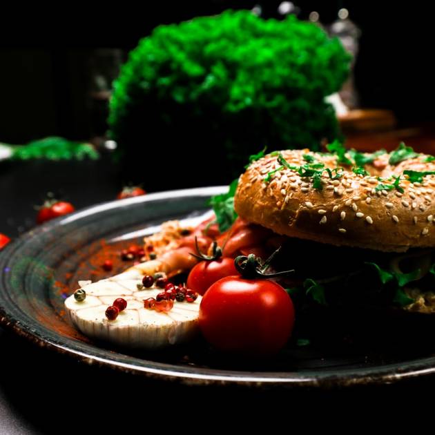 Mini bagel poulet