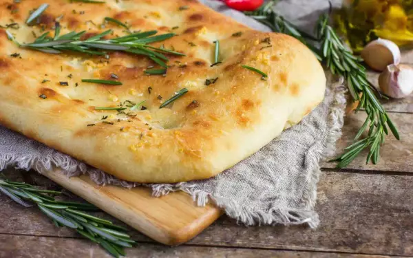 Mini focaccia veggie
